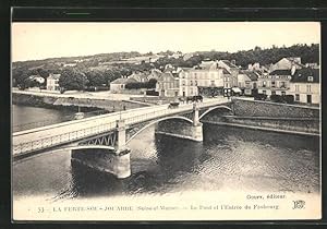 Carte postale La Ferte-sous-Jouarre, Le Pont et l'Entree du faubourg