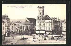 Carte postale La Ferte-sous-Jouarre, Place de l'Eglise