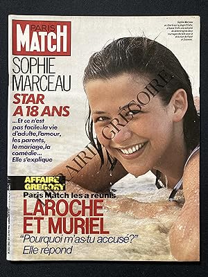PARIS MATCH-N°1865-22 FEVRIER 1985-SOPHIE MARCEAU