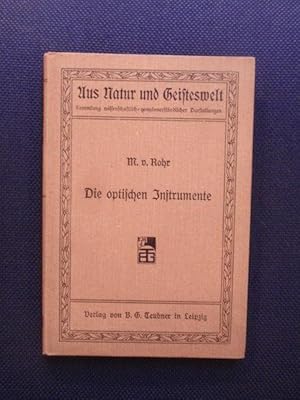 Bild des Verkufers fr Die optischen Instrumente. zum Verkauf von Antiquariat Klabund Wien