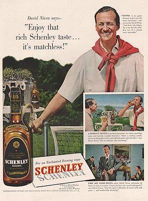 ORIG VINTAGE 1951 SCHENLEY WHISKEY AD