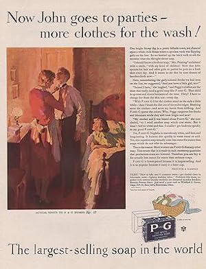 ORIG VINTAGE 1929 P & G SOAP AD