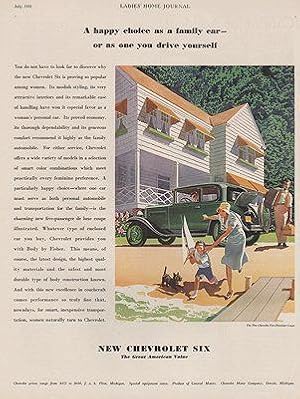 ORIG VINTAGE 1931 CHEVROLET SIX CAR AD