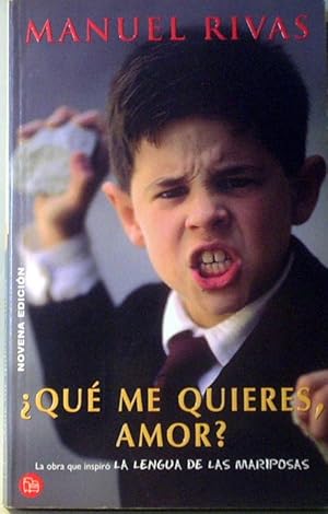 Seller image for Que me quieres, amor. for sale by Laila Books