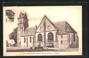 Carte postale Fontenay-Tresigny, L`Eglise