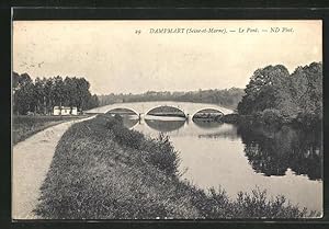 Carte postale Dampmart, Le Pont