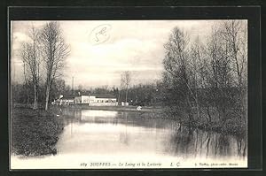 Carte postale Souppes, Le Loing et la Laiterie