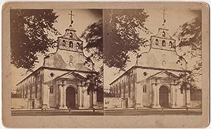Old Spanish Cathedral, St. Augustine, Florida stereoview ca. 1885