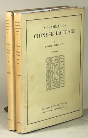 Image du vendeur pour A grammar of Chinese lattice mis en vente par Rulon-Miller Books (ABAA / ILAB)