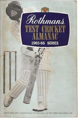 Seller image for Rothmans Test Cricket Almanac 19965-66 Series. for sale by City Basement Books