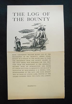 [Prospectus Only] The Log of The Bounty