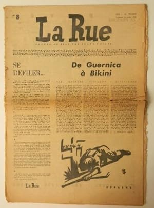 Seller image for LA RUE. N 8 du 26 juillet 1946. for sale by LIBRAIRIE LE GALET