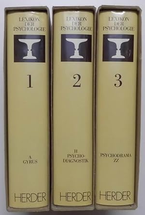 Seller image for Lexikon der Psychologie in 3 Bnden. for sale by KULTur-Antiquariat