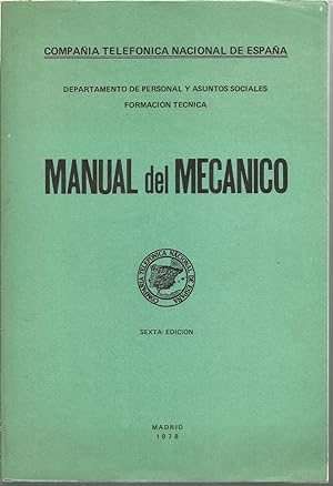 MANUAL DEL MECANICO 6ªEDICION -dibujos b/n