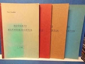 Imagen del vendedor de Moderne Hypnosetechnik (Teil 1 bis 4 - komplett) Eine Selbstunterrichtsmethode in 24 Lektionen Enthlt: Teil I: Technik und Theorie der Suggestion, Teil II: Technik und Theorie des Hypnotisierens, Teil III: Technik der hypnotischen Experimente, Teil IV: Hypnosetechnik fr Fortgeschrittene a la venta por Eugen Kpper