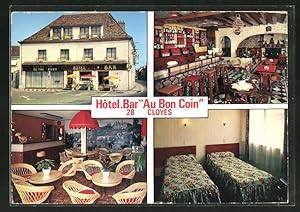 Immagine del venditore per Carte postale Cloyes, Hotel-Bar Au bon coin, chambres et Restaurant venduto da Bartko-Reher