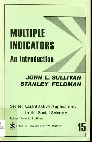 Seller image for Multiple Indicators : An Introduction for sale by Librairie Le Nord