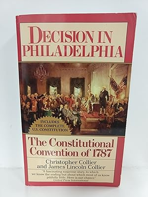 Seller image for Decision in Philadelphia: The Constitutional Convention of 1787 for sale by Fleur Fine Books