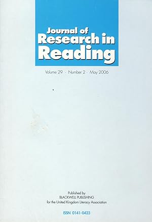 The Journal of Research in Reading Volume 29, Number 2 May 2006