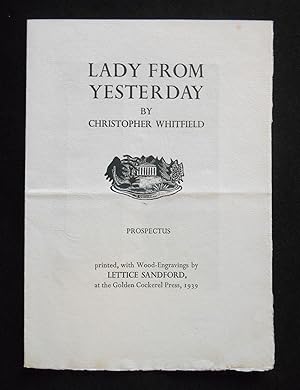 Seller image for [Prospectus Only] Lady From Yesterday for sale by Swan's Fine Books, ABAA, ILAB, IOBA