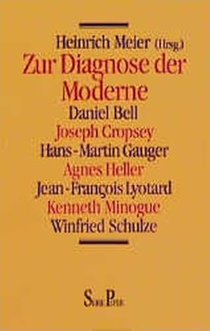 Imagen del vendedor de Zur Diagnose der Moderne. a la venta por Antiquariat Bookfarm