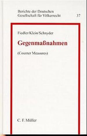 Seller image for Gegenmanahmen. (Counter Measures). for sale by Antiquariat Bookfarm