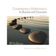 Seller image for Contemporary Mathematics for Business & Consumers, Brief Edition for sale by eCampus