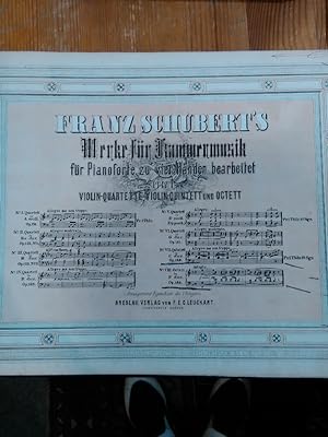 Franz Schubert's Werke für Kammermusik für pianoforte zu vier Händen bearbeitet. Serie 1. Violin-...
