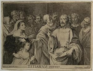 Radierung von Prenner (1683-1761) Titianus pinxit