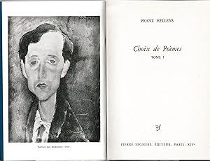 Seller image for Choix de pomes Tome I for sale by Librairie l'Aspidistra
