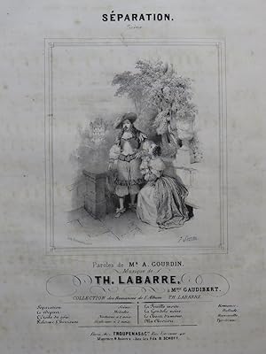 Seller image for LABARRE Thodore Sparation Chant Piano ca1840 for sale by partitions-anciennes
