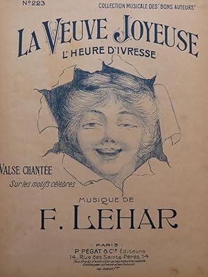 Imagen del vendedor de LEHAR Franz La Veuve Joyeuse Chant Piano a la venta por partitions-anciennes