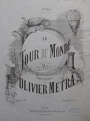 Seller image for METRA Olivier Le Tour du Monde Piano XIXe sicle for sale by partitions-anciennes