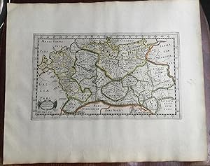 GERMANIA ANTIQUA. Theatrum geographique Europae veteris. Carte de l'Allemagne ancienne.