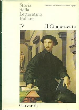 Imagen del vendedor de Storia della Letteratura Italiana. Vol IV. Il cinquecento a la venta por Miliardi di Parole