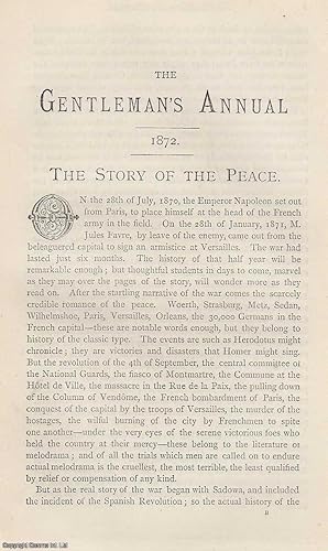 The Gentleman's Annual, 1872. FEATURING The Story of Peace and more. A rare original monthly issu...