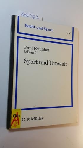 Bild des Verkufers fr Sport und Umwelt (Recht und Sport Bd. 17) zum Verkauf von Gebrauchtbcherlogistik  H.J. Lauterbach