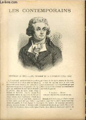 Seller image for Herault de Schelles, prsident de la Convention (1759-1794). LES CONTEMPORAINS N 823 for sale by Le-Livre