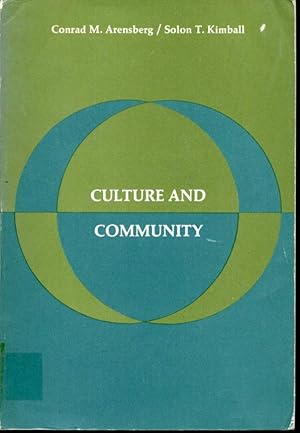 Seller image for Culture and Community for sale by Librairie Le Nord