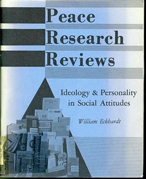 Seller image for Peace Research Reviews Vol.III #2 : Ideology & Personality in Social Attitudes for sale by Librairie Le Nord