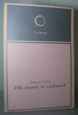 Imagen del vendedor de HA MUERTO EL VITALISMO? (*Of Molecules and Men*) a la venta por LLIBRES del SENDERI