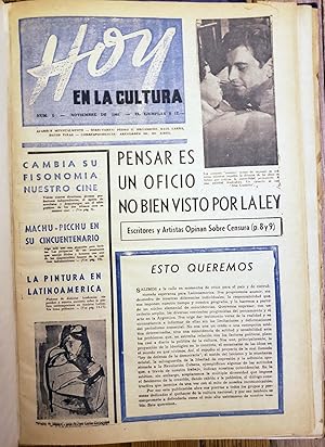 Imagen del vendedor de Hoy en la Cultura Revista Mensual a la venta por Chaco 4ever Books