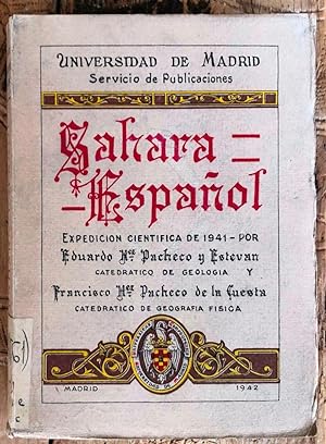 Sáhara Español. Expedición científica de 1941