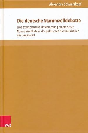 Bild des Verkufers fr Die deutsche Stammzelldebatte. Eine exemplarische Untersuchung bioethischer Normenkonflikte in der politischen Kommunikation der Gegenwart. Schriften zur politischen Kommunikation Bd. 15. zum Verkauf von Fundus-Online GbR Borkert Schwarz Zerfa