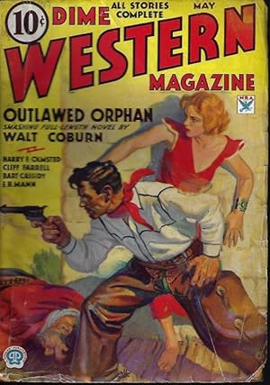 Image du vendeur pour DIME WESTERN Magazine: May 1934 mis en vente par Books from the Crypt