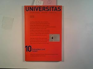 Bild des Verkufers fr Universitas; Zeitschrift fr Wissenschaft, Kunst und Literatur; 70.Jahrgang; Nummer 832 Oktober 2015 10 Schreiben und Lesen zum Verkauf von ANTIQUARIAT Franke BRUDDENBOOKS