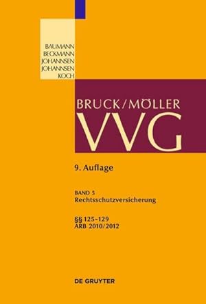 Bild des Verkufers fr VVG Paragraphen 125-129 (Rechtsschutzversicherung / Legal Expense Insurance) : ARB 2010/2012 zum Verkauf von AHA-BUCH GmbH