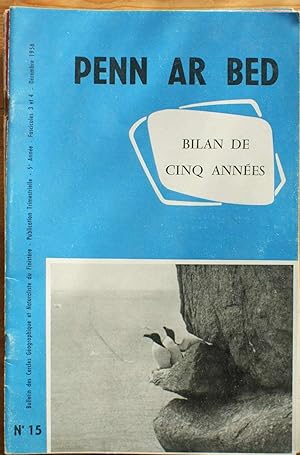 Penn ar Bed numéro 15 de décembre 1958 - Bilan de cinq années