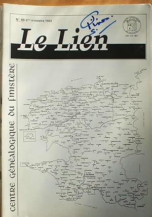 Le Lien du Centre Généalogique du Finistère - Numéro 46 de 2ème trimestre 1993