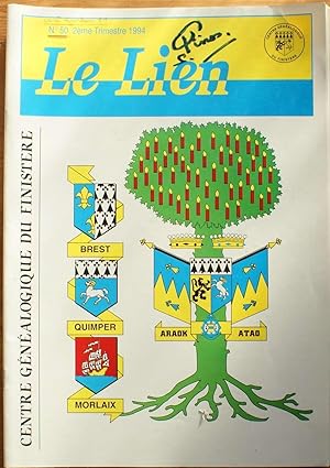 Le Lien du Centre Généalogique du Finistère - Numéro 50 de 2ème trimestre 1994
